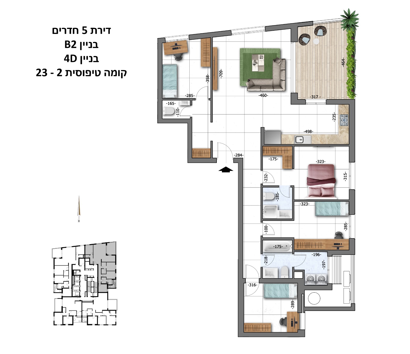 תכנית דירה 2952